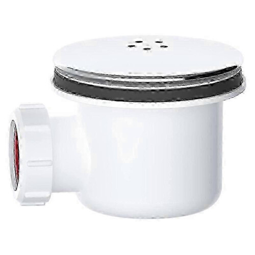Shower Drain Plug Cover, 90mm 115mm Replacement, Plastic Chrome Plated with Quick Release Cup 2