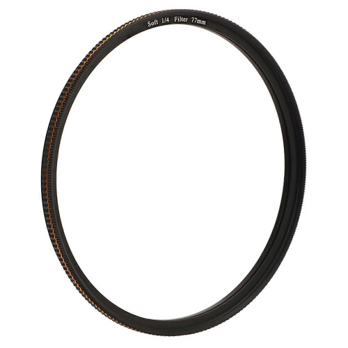 Soft Diffusion 1/4 Filter, 77mm Matte Frosted Optical Glass Mist Filter for DSLR Camera Micro Lens 1