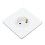 Wall Socket Stainless Steel Panel PC Base White 16A Modern Wall Plug for Home Hotel 2