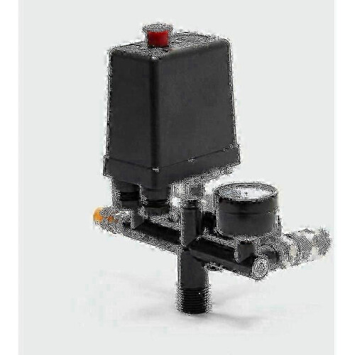 Compressor Pressure Switch with Regulator and Dual Digital Display, 0-12 Bar Range, 8 Bar Max Pressure 2