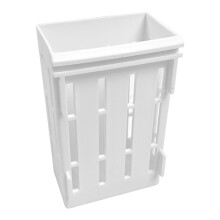 (White) Fish Tank Hydroponic Planting Basket Reusable Aquascapes Decoration for Houseplants