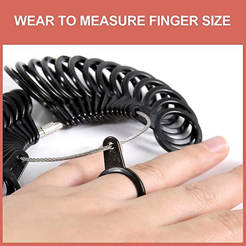 Ring Sizer Gauge 6-Piece Set for Finger Size Measurement with Clear Dimensional Marks 2