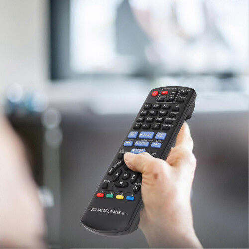 Replacement Remote Control Compatible with Panasonic Blu-Ray Disc DVD Player DMP-BDT270GT, IR, No Programming Needed 1