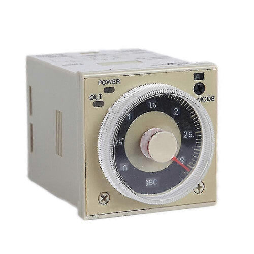 Adjustable Multistage Delay Timer Relay H3CR-A8, AC 100-240V 5A, Electric Power Control, Sealed, ABS Material 1