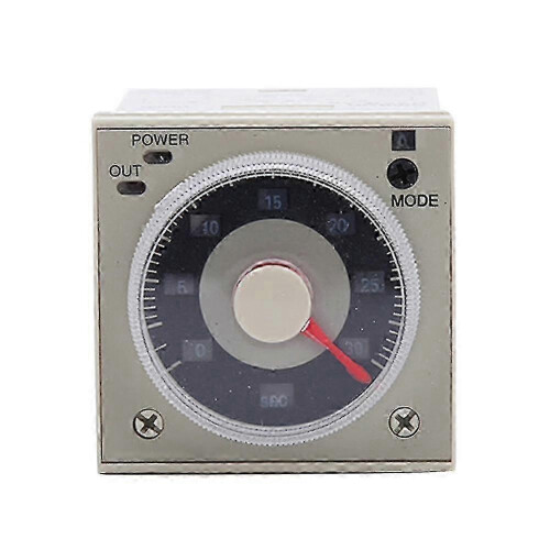 Adjustable Multistage Delay Timer Relay H3CR-A8, AC 100-240V 5A, Electric Power Control, Sealed, ABS Material 2