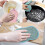 Reusable Dish Sponge 8 Pack Microfiber Scrubber Antibacterial Washable for Kitchen Bathroom 2