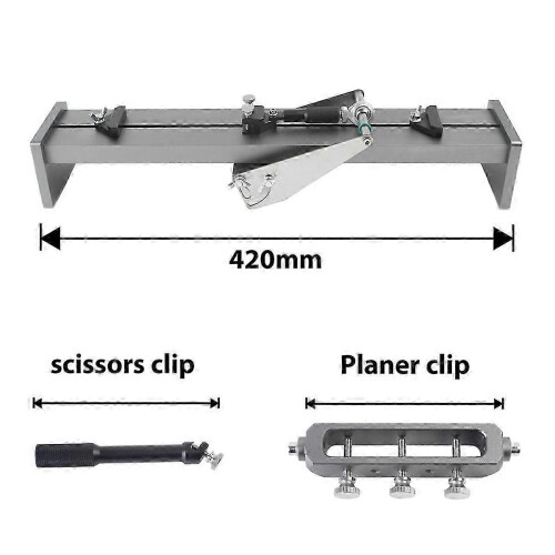 Knife Sharpening Frame, Aluminum Fixed Angle Sharpener for Scissors Planer Chisel, Silver Sharpening Tool 2