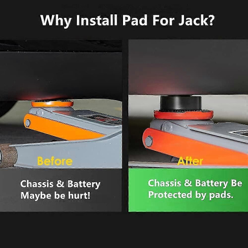 4 Adaptadores de Almofada para Ponto de Macaco, Borracha Resistente, Compatível com Tesla Model 3 Model S Model X Model Y 1