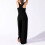 Ärmelloser Damenoverall, eleganter Strickoverall-Dunkelgrün M 2