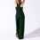 Ärmelloser Damenoverall, eleganter Strickoverall-Dunkelgrün M 7