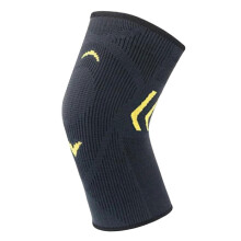 (M, Yellow) Unisex Breathable Sports Knee Guard Pads Anti-Slip Breathable Compression Knee Support for Mountaineering Running Cycling Gym