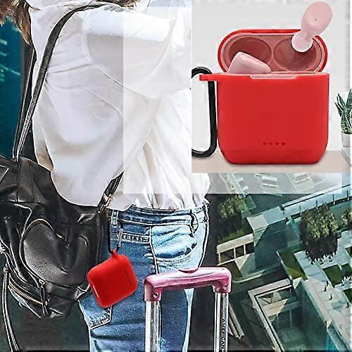 Bluetooth Earphone Silicone Case Compatible with Tozo T6, LED Visible Protective Cover 2