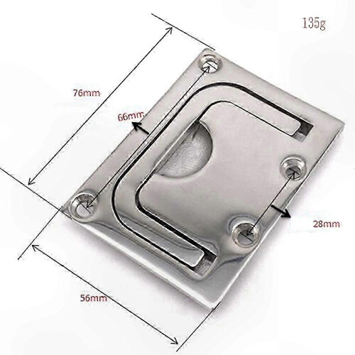 Stainless Steel Boat Hatch Handle Compatible with Marine Hardware, Silver 1