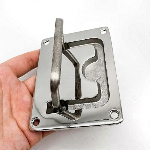 Stainless Steel Boat Hatch Handle Compatible with Marine Hardware, Silver 2