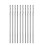 Micro Drill Bits 1.0mm HSS Straight Shank 34mm Length 10 Pcs Set 4