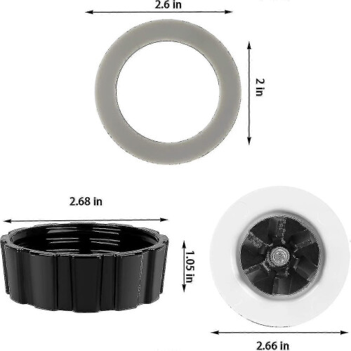 Replacement Blender Blades With Base and Rubber O Ring Gasket compatible with Hamilton Beach Blender 1