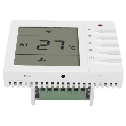 Thermostaat AC220V Centrale Airconditioning Ventilator LCD-display Temperatuurregeling PC+ABS 198g 2