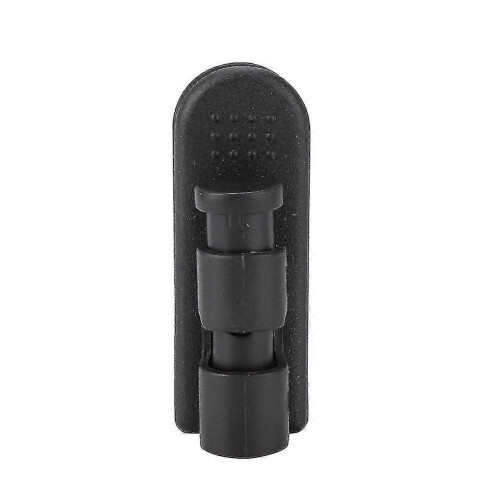 Clip per walkie talkie, nera, multiuso, compatibile con cuffie e microfono. 2