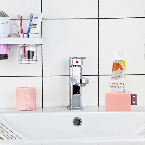 Roller Tube Toothpaste Squeezer Holder for Creams and Foams, ABS Durable with Frosted Handle 2