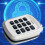 Wireless Keypad, 280-868MHz Fixed Rolling Code 50-200m Wireless Gate Garage Door Remote Control, White 2