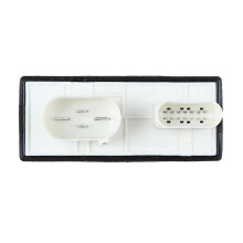 Radiator Cooling Fan Control Module Relay compatible with Volkswagen Golf 2000-2006, 1J0919506K, ABS Black 2-Plug