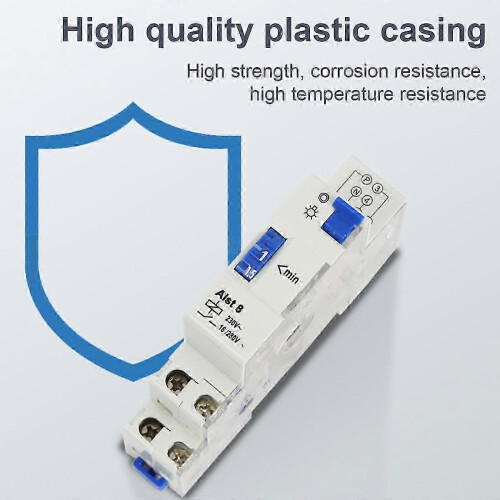 ELPA 8 Electromechanical Staircase Timer DIN Rail Mount 4 Wire Synchronous Motor 2