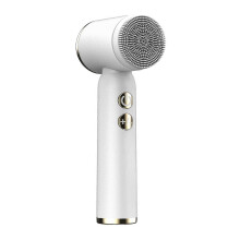 (White) Facial Cleanser Waterproof Remove Dirt Exfoliation Cleansing Brush for Home Travel