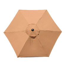 (B, Khaki) Outdoor umbrella Replacement Waterproof and UV Protective Umbrella Cloth Suitable for Garden Courtyard Patio