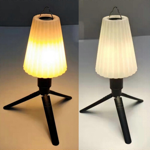 Tripod Stand for Camping Lamp, 1/4" Screw, Adjustable, Portable, Compact, Plastic 1