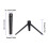 Tripod Stand for Camping Lamp, 1/4" Screw, Adjustable, Portable, Compact, Plastic 3