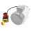 Electromagnetic Switch 380/400V 16A 3 Phase with CEE Plug Cable and Phase Inverter 5