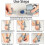 Bunion Corrector Adjustable Knob Design Silicone Pad Pain Relief Toe Splint 3