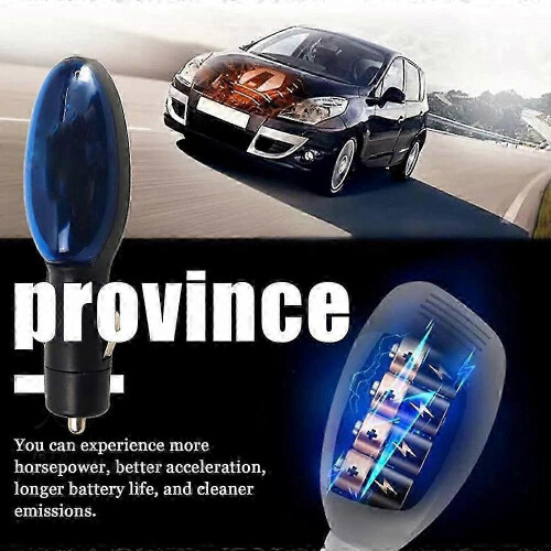 Car Fuel Saver for 12V Socket, ABS Material, Blue and Black 1