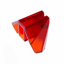 Ersatznadel, kompatibel mit Ortofon 2M Red MM-Tonabnehmer, empfohlene Auflagekraft 1,8 g, roter Kunststoff