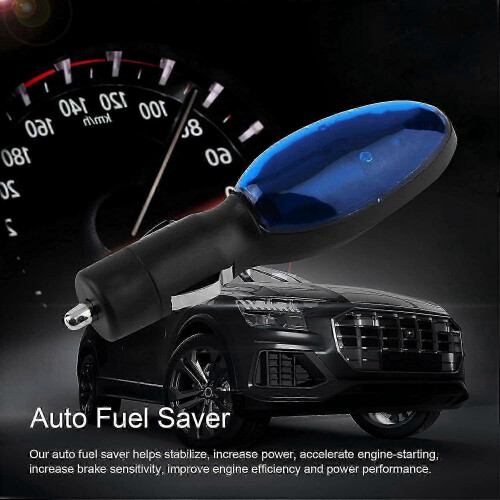 Car Fuel Saver for 12V Socket, ABS Material, Blue and Black 2