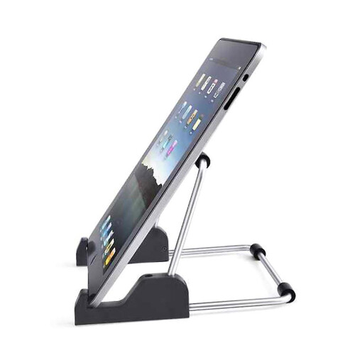 Aluminum Laptop Stand Holder Compatible with 7-11 Inch Tablets PC, Adjustable Foldable Desktop Stand 2