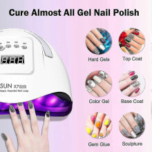 Professionele nagellamp 180W UV LED-droger met automatische sensor en 5 standen