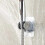 Hand Shower Bracket No Drilling Glue Adjustable Angle Holder Wall Mount for Bathroom 3