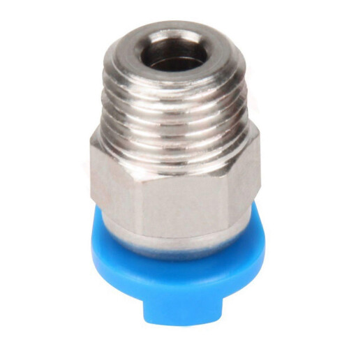 PC4-01 Pneumatic Straight Connector Fitting M10 Thread for 4mm PTFE Tube 1