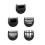 Replacement Shaver Head compatible with Braun Series 3 BT32, Includes 5 Guide Combs, Black ABS Material 4