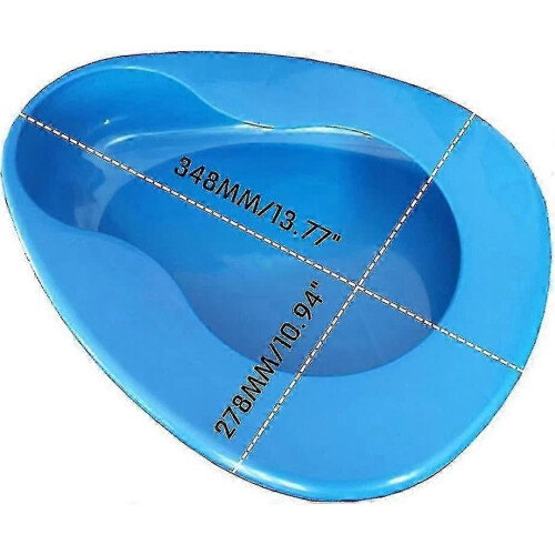 Bedpan for Bedbound Patients, PP Material, Stable Design, Weight Capacity 100kg 2