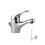 Chrome Basin Faucet with Drain Pull and Solid Brass Construction 2