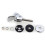 Drinking Water Filter Faucet Chrome Finished Solid Brass Push Button On/Off 3