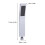 Stainless Steel Rectangular Shower Head Handheld with 44 Water Saving Silicone Jets 3