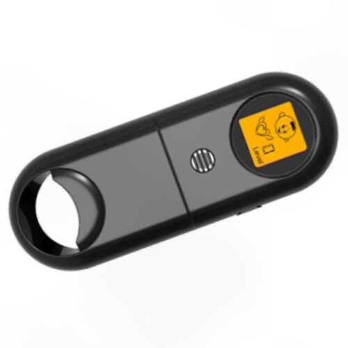 Breath Freshness Tester with Advanced Sensor for Precise Oral Odor Detection, Gray & Black 2