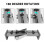 Knife Sharpening Frame, Aluminum Fixed Angle Sharpener for Scissors Planer Chisel Whetstone Grinder, Silver 4