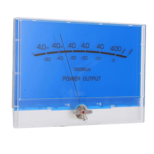 P-200 VU Meter Header with LED Backlight, 1200ua Sensitivity for DIY Audio Projects 1