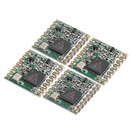 Modulo ricevitore wireless RFM95-868MHz LORA SX1276, 4 pezzi, PCB, verde 2