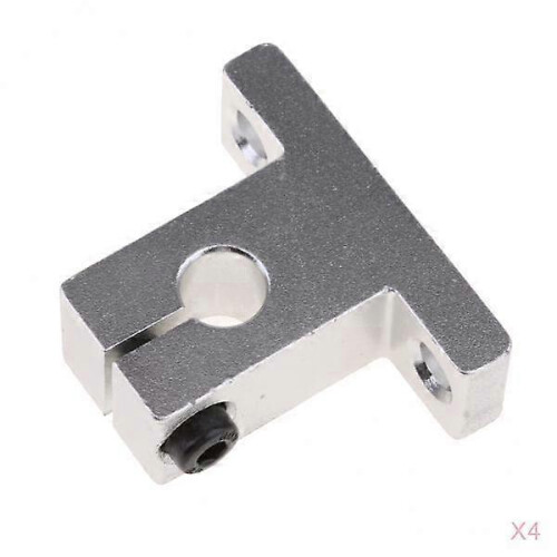 Linear Optical Axis Vertical Bracket, 4PCS 8mm Alloy Fixed Support Compatible with 3D Printer, 42 x 33mm 1