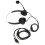 Phone Headset Dual 3.5mm Plug Binaural with Microphone, Adjustable Volume, Compatible with PC 2